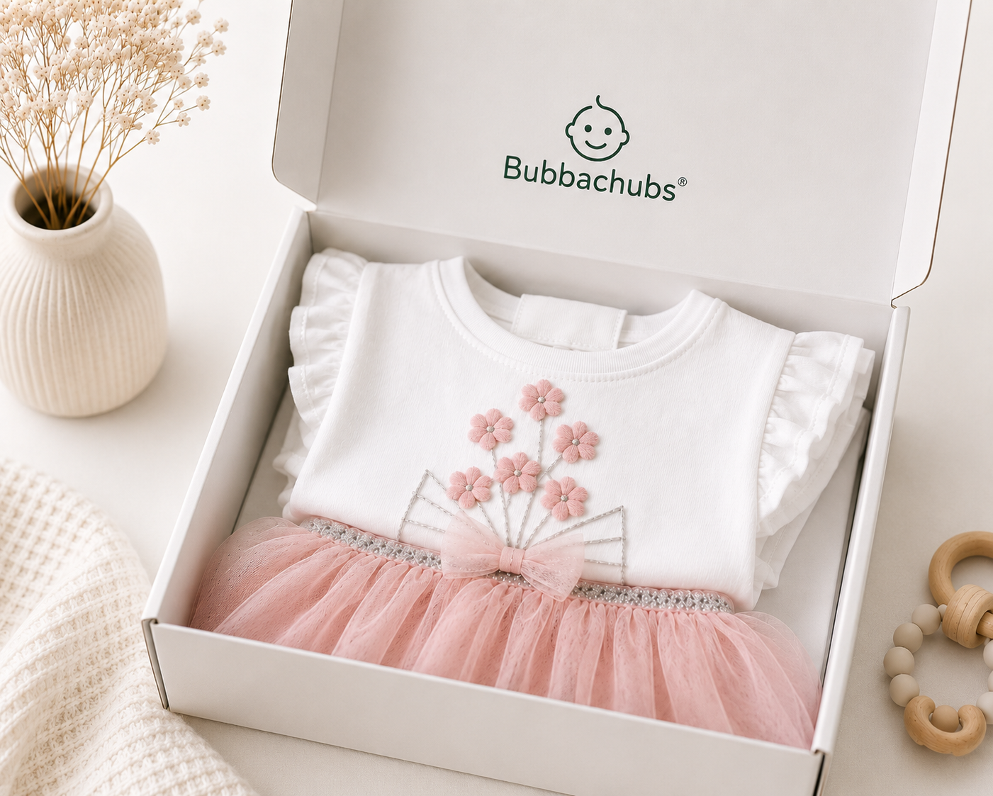 Bubbachubs Toddler Girl Party Outfit Gift Set 3-5 Years