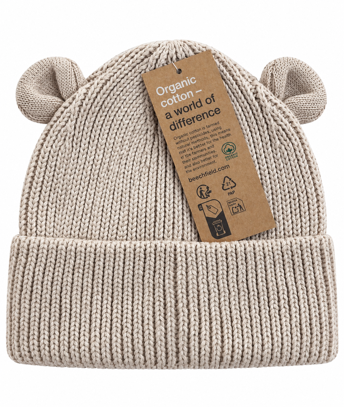 Baby Organic Cotton Hat 6-12 Months