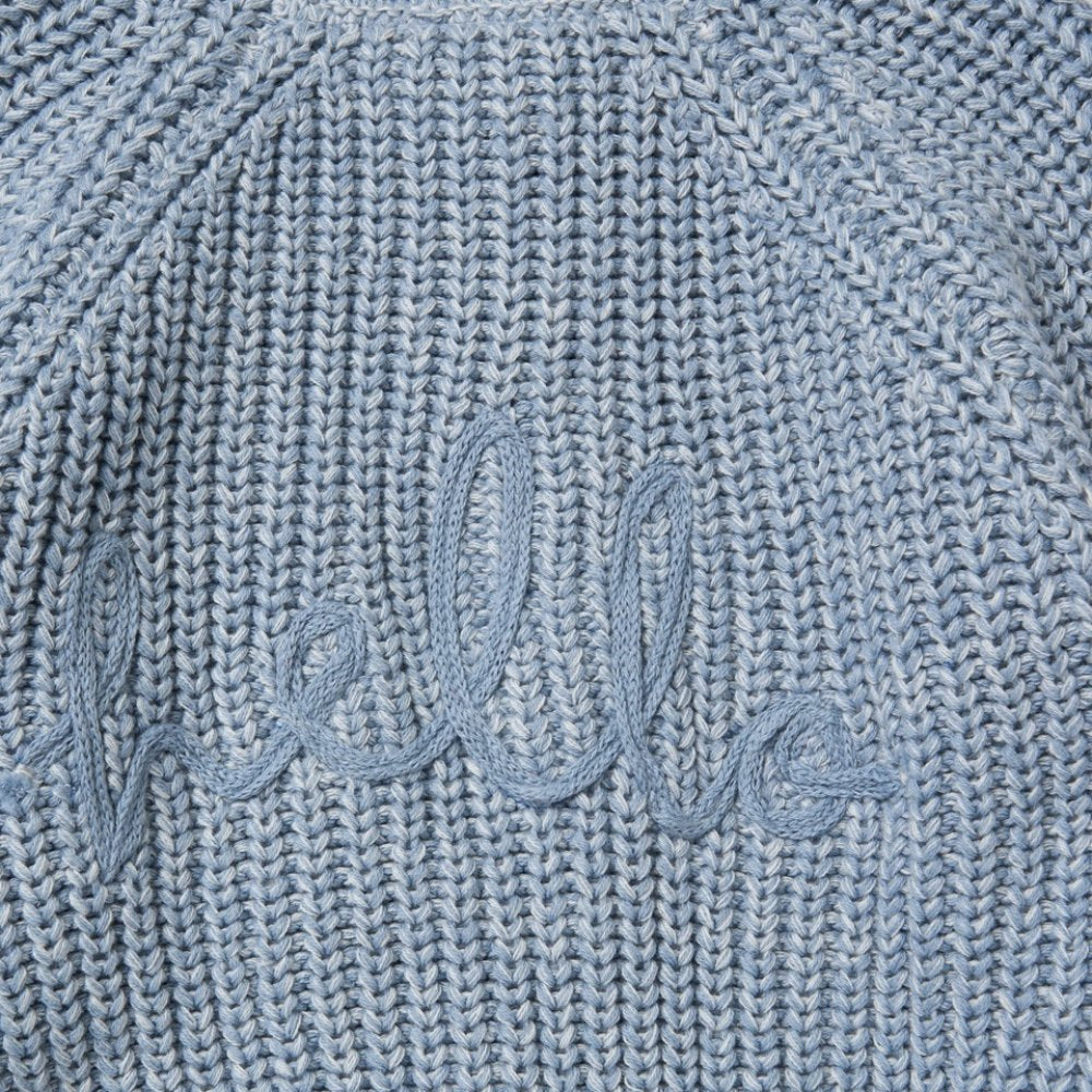 Baby Boys Cotton Knit Cardigan With Embroidery Detail 0-12 Months