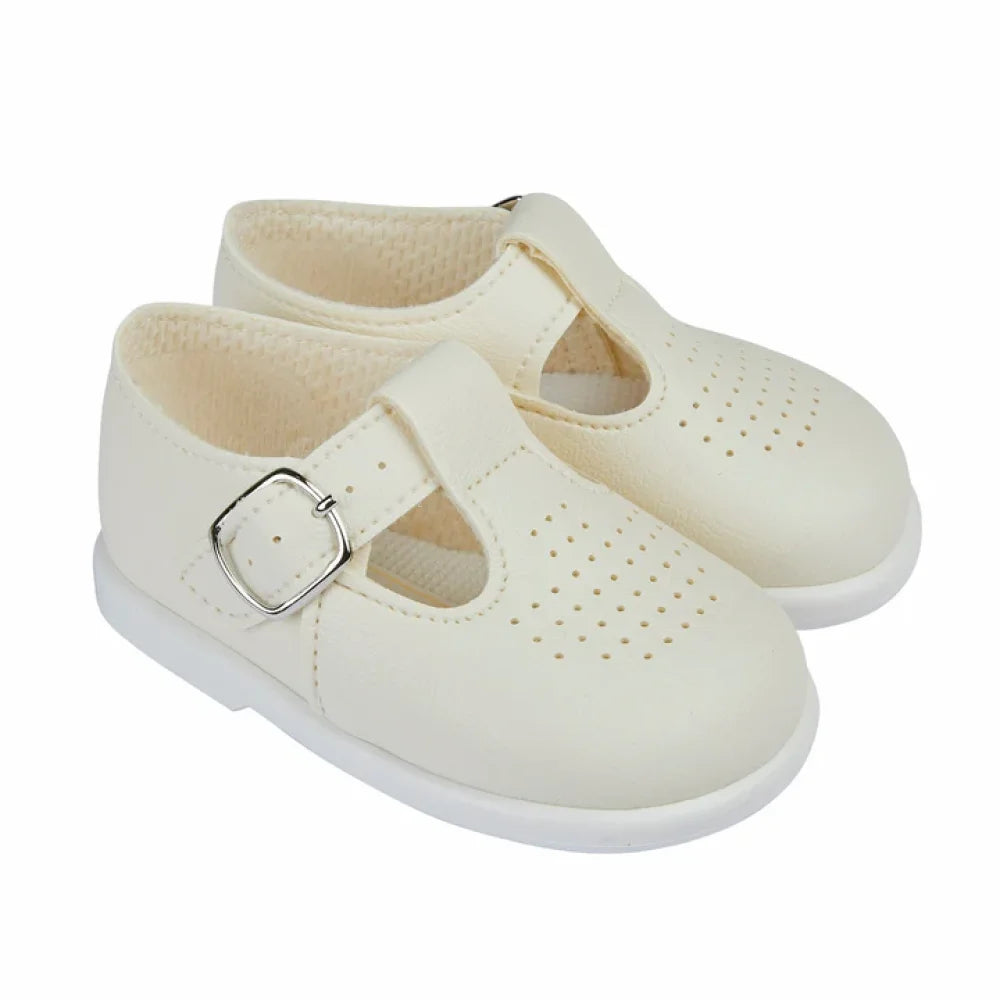 Baby T-Bar First Walker Hard Sole Shoes